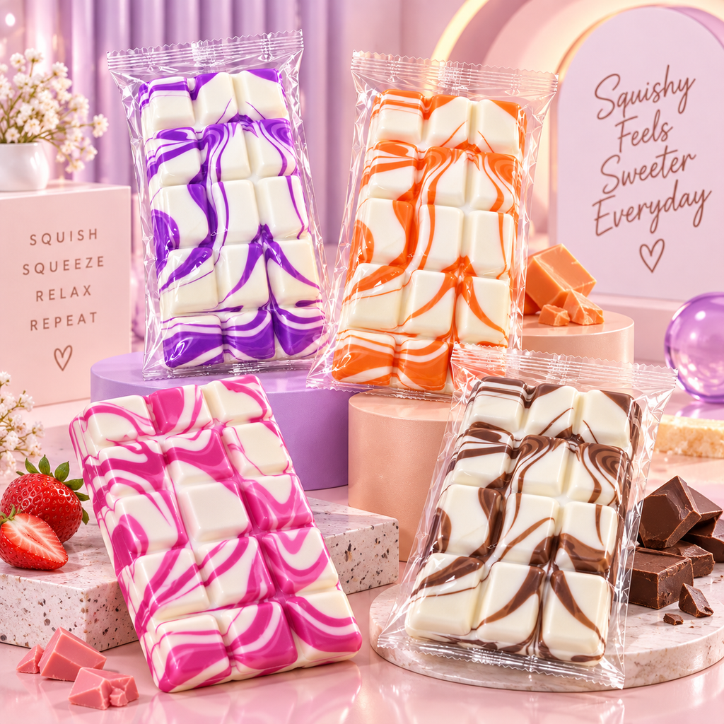 Tablette Chocolat Squishy Anti-Stress
