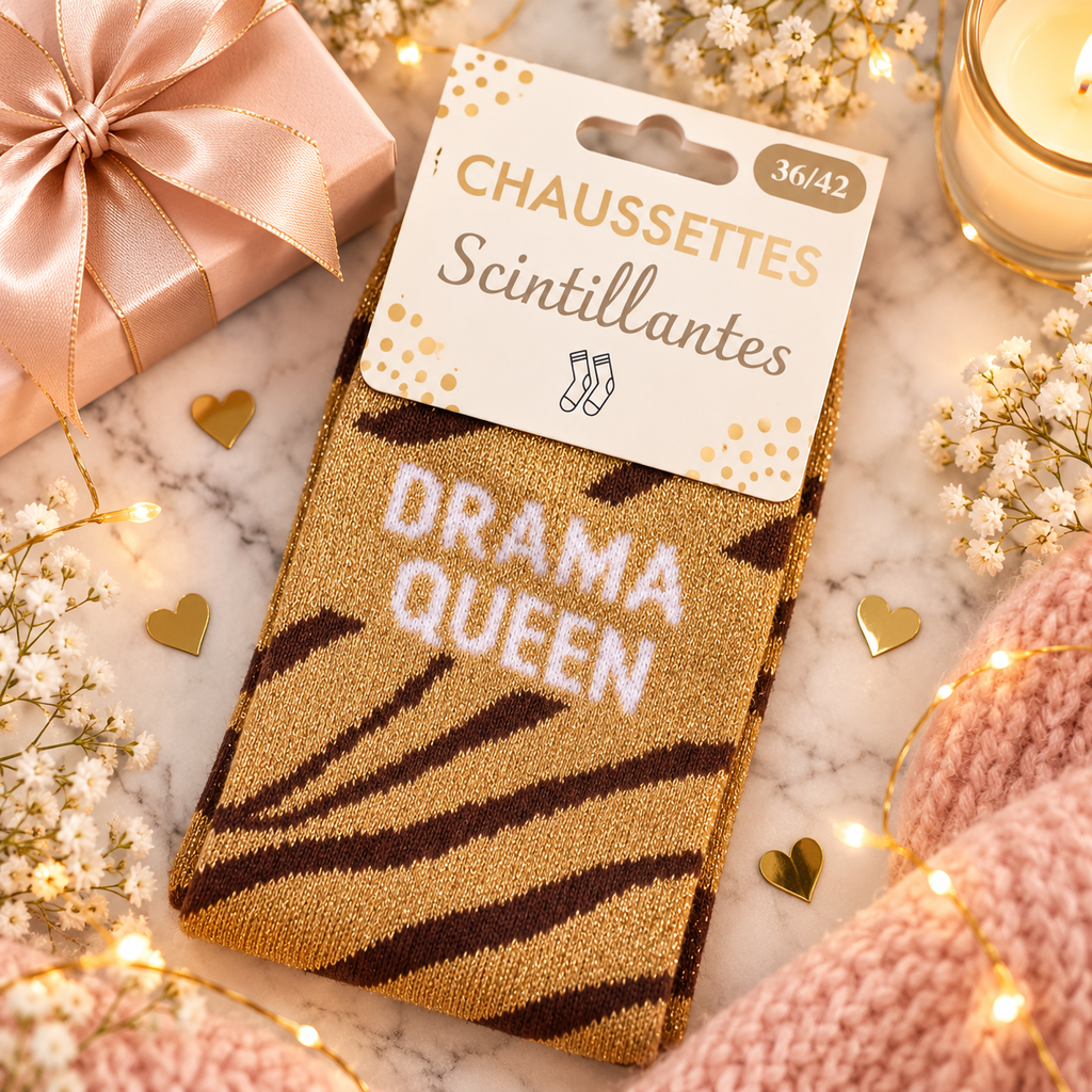 Chaussette " DRAMA QUEEN " Taille 36/42