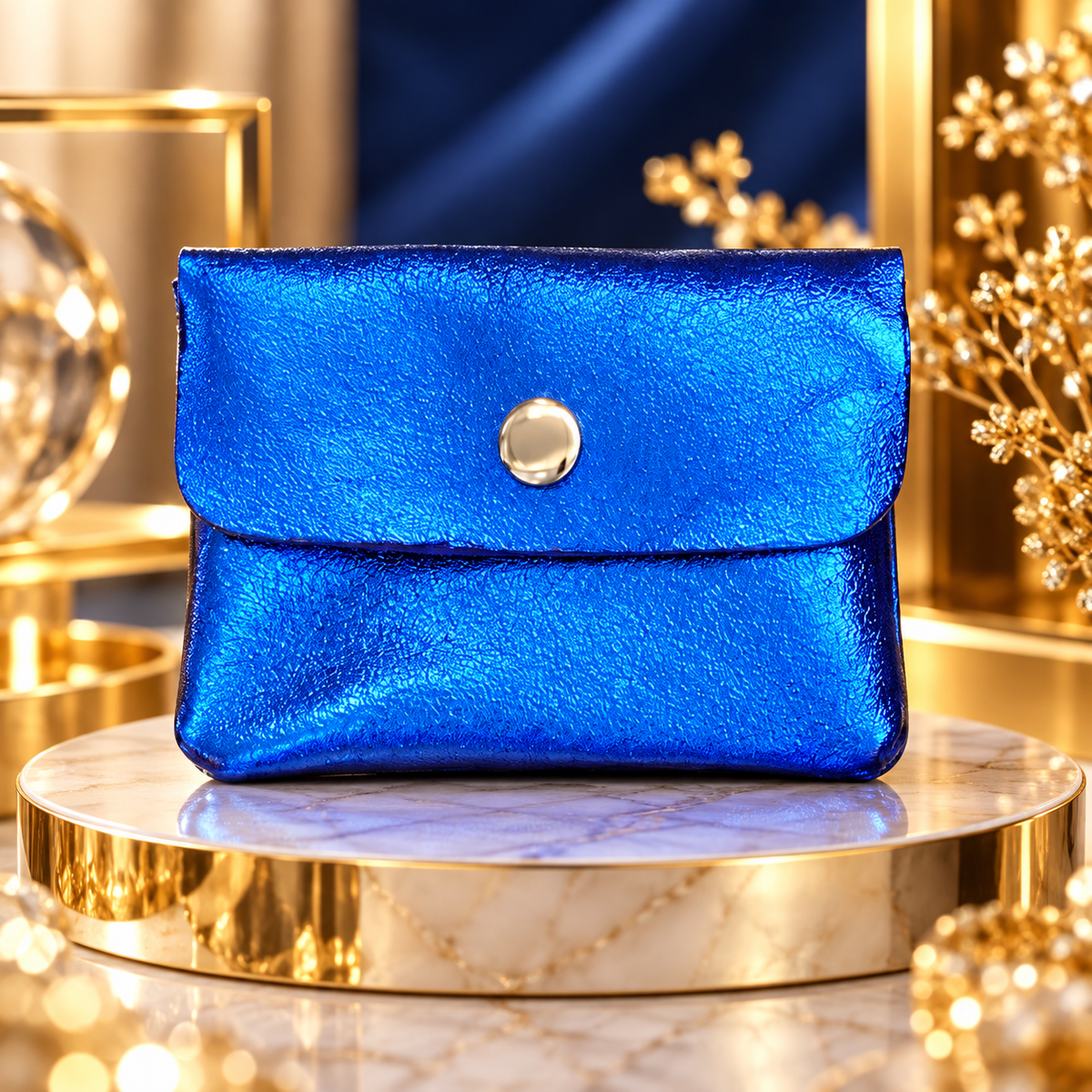 Porte-Monnaie Pailleté BLEU – Le Kiff en Paillette