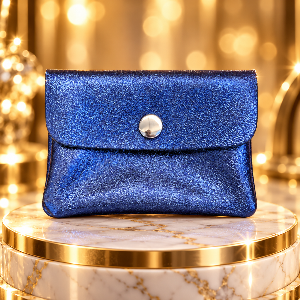 Porte-Monnaie Pailleté BLEU NUIT – Le Kiff en Paillette