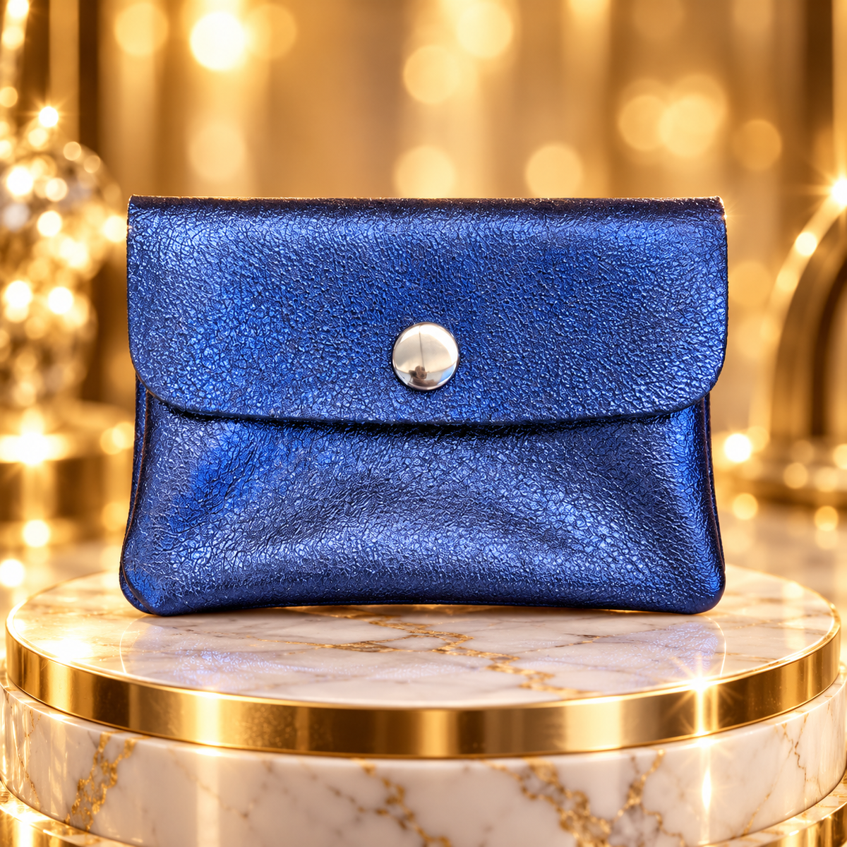 Porte-Monnaie Pailleté BLEU NUIT – Le Kiff en Paillette