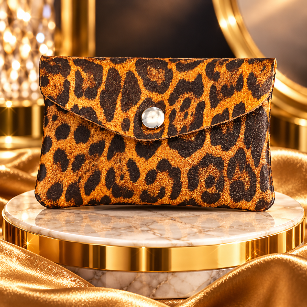 Porte-Monnaie Pailleté LEOPARD – Le Kiff en Paillette