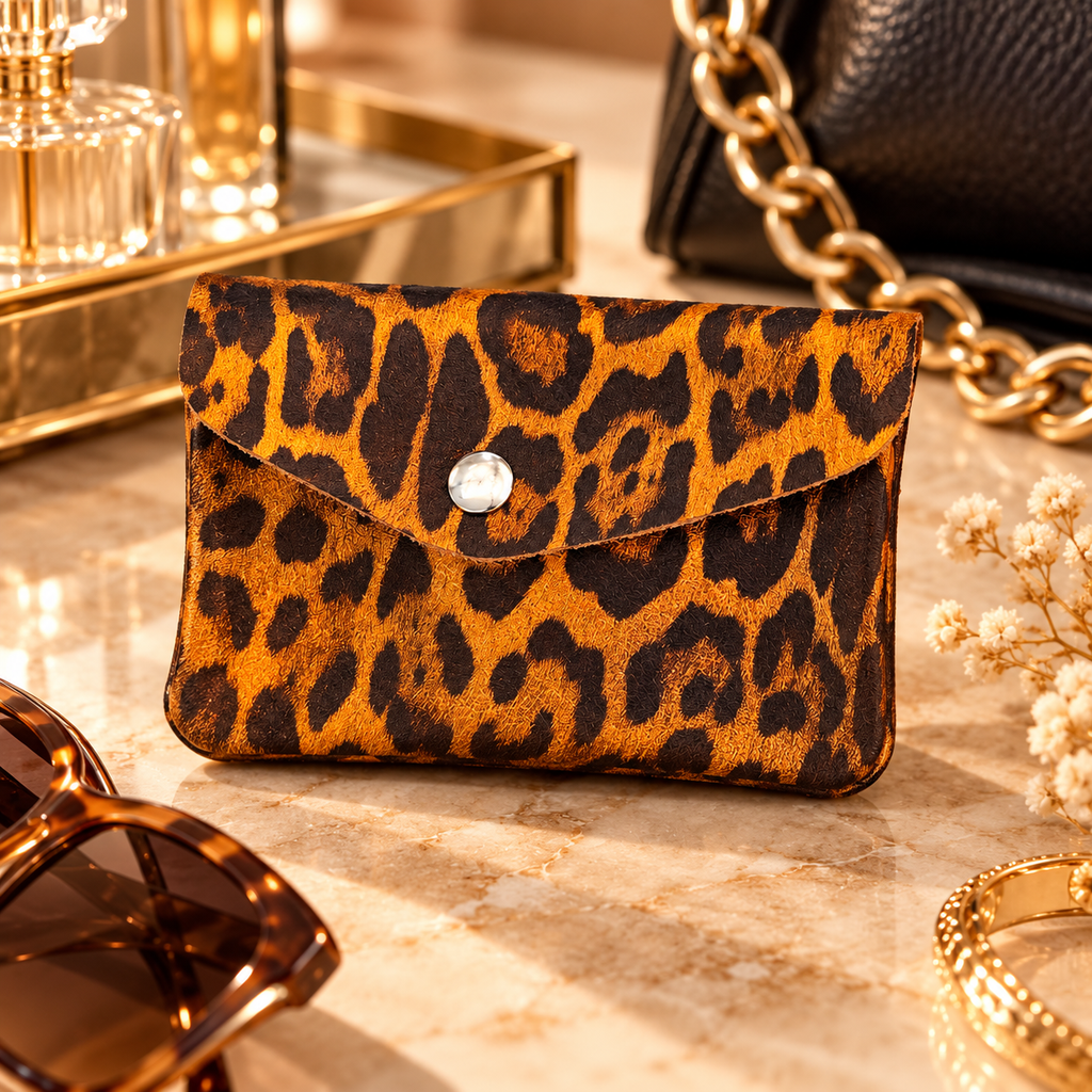 Porte-Monnaie Pailleté LEOPARD – Le Kiff en Paillette