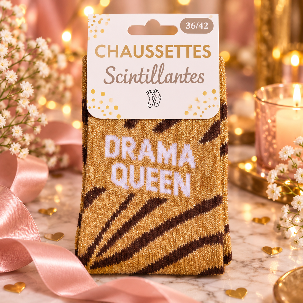 Chaussette " DRAMA QUEEN " Taille 36/42