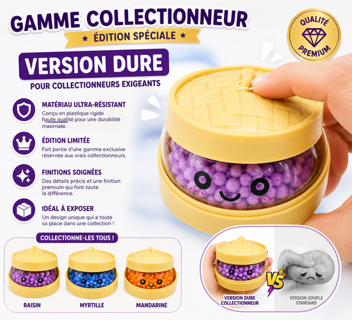 Squishy Bun Collector Dure – Édition Perles